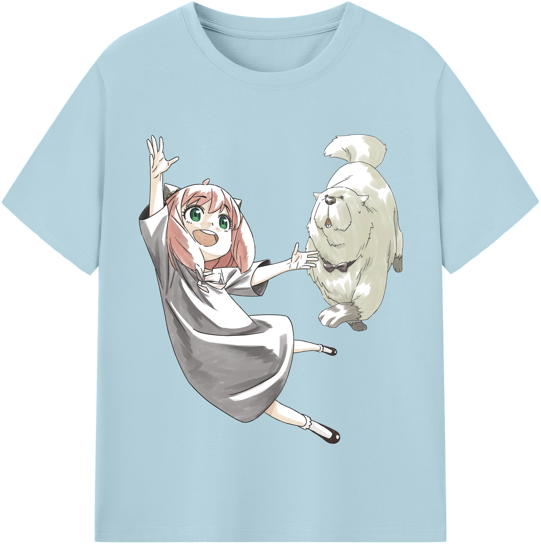 （画像用） SPY×FAMILY间谍家家酒 綿100％半袖Tシャツ（フロントプリント）